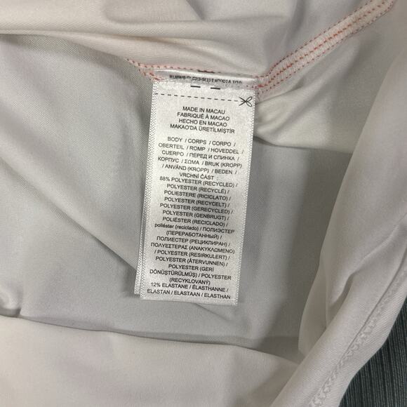 RLX Ralph Lauren TPC Sawgrass Quarter Zip Performance Top White Orange Women S - Picture 11 of 12